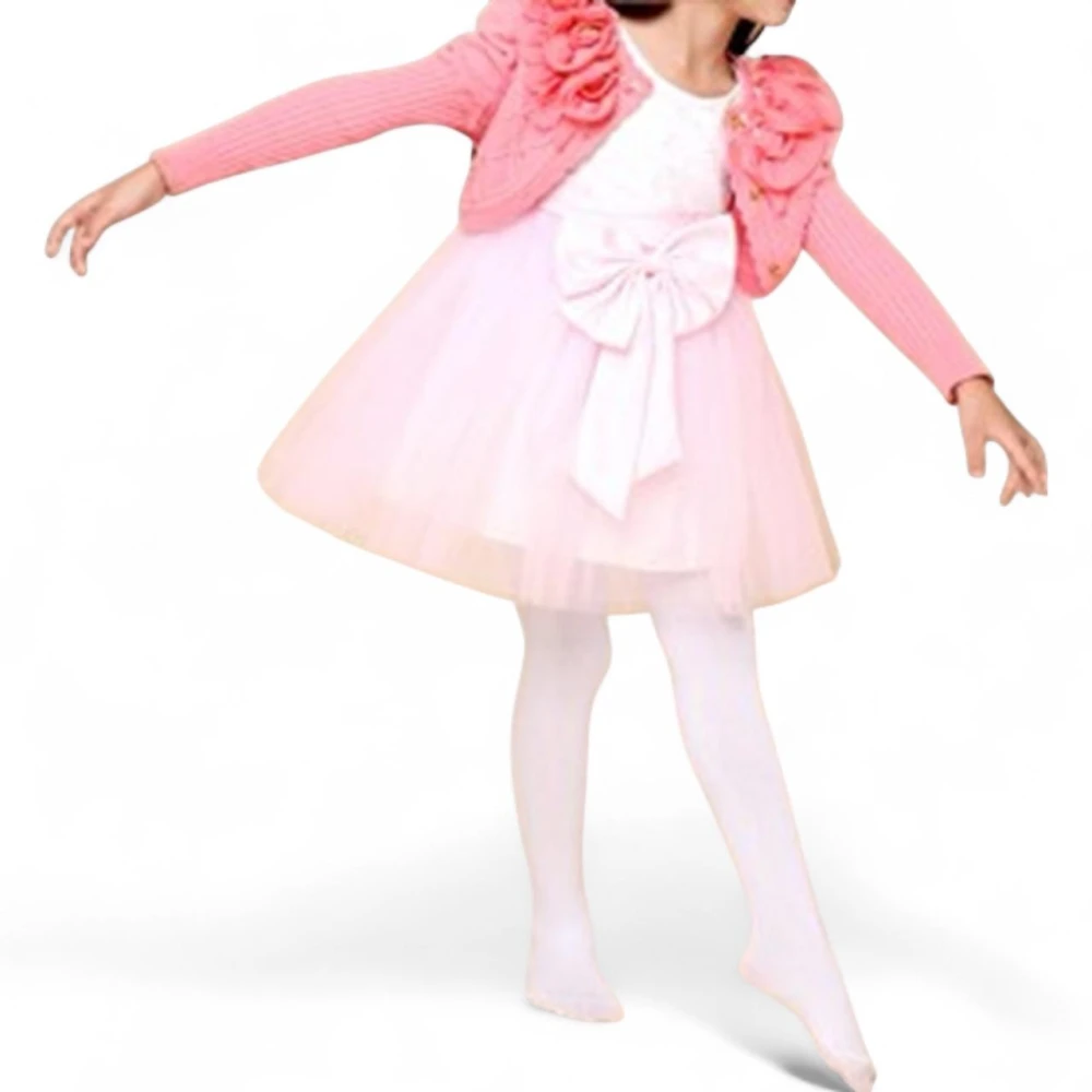 橙光小舖☀️天鵝絨兒童超彈性褲襪 兒童褲襪 台灣製 韻律襪 舞蹈襪 芭蕾舞 白色褲襪 童襪 襪子