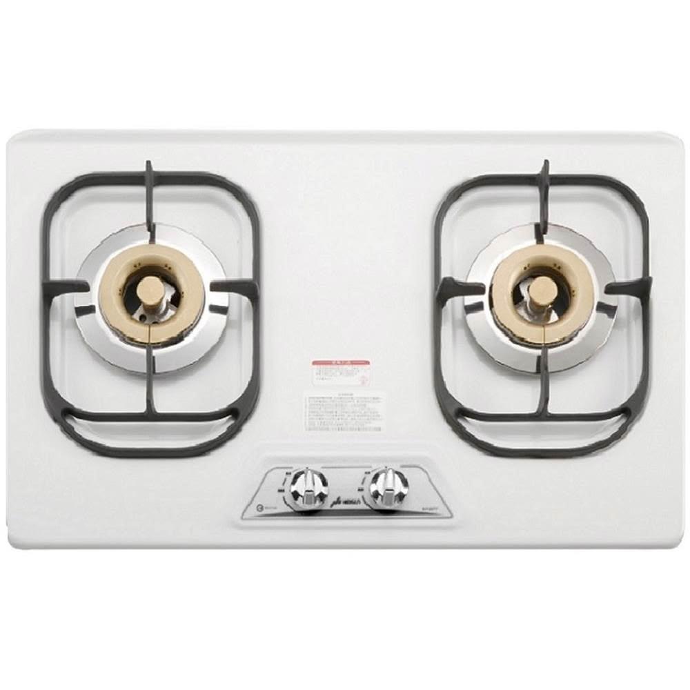 【豪山】(全省安裝)雙口檯面爐琺瑯瓦斯爐天然氣ST-2190-P-NG1