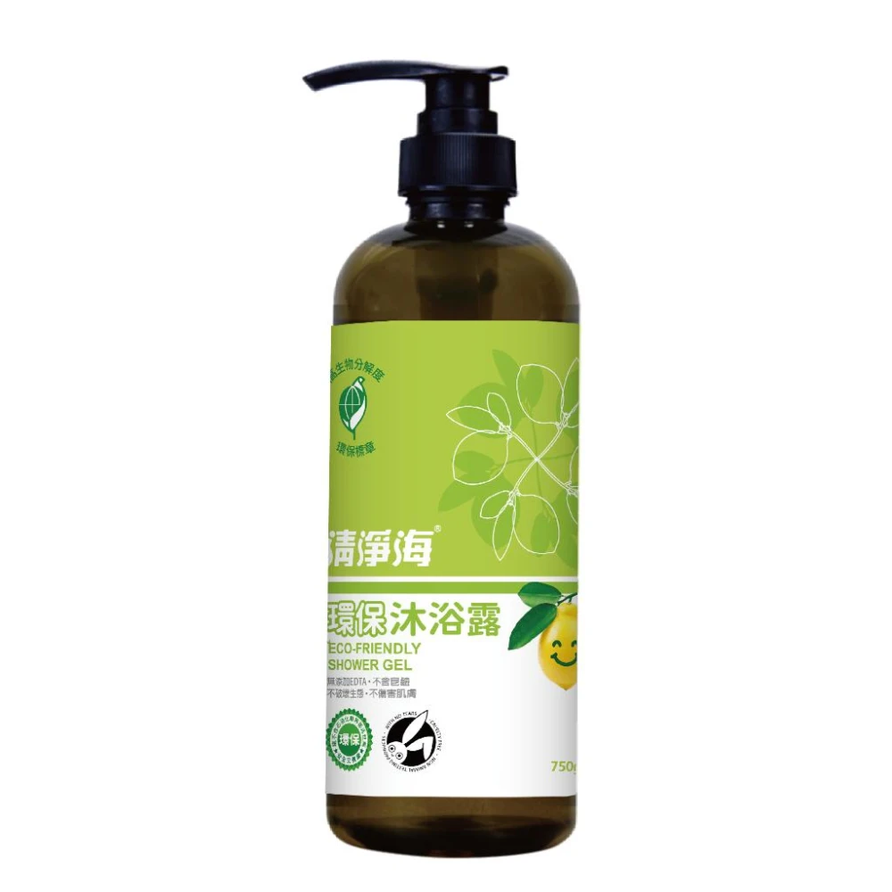 【清淨海】環保沐浴露 750ml(環保 沐浴露 天然 植物性)