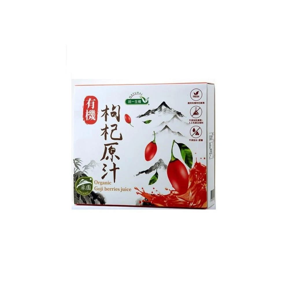 【統一生機】統一生機 有機枸杞原汁（30ML*10入盒裝）