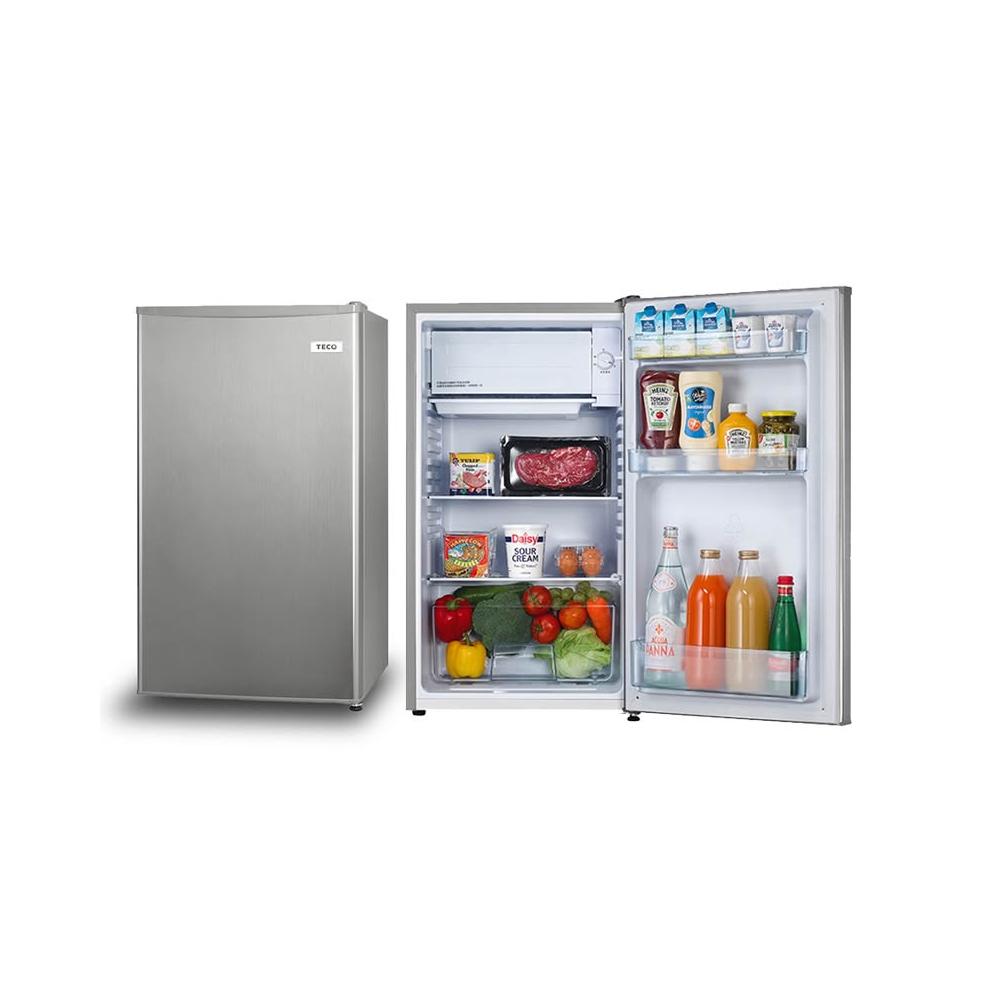【TECO 東元】99公升 一級能效小鮮綠單門冰箱 灰 /台 R1095HS