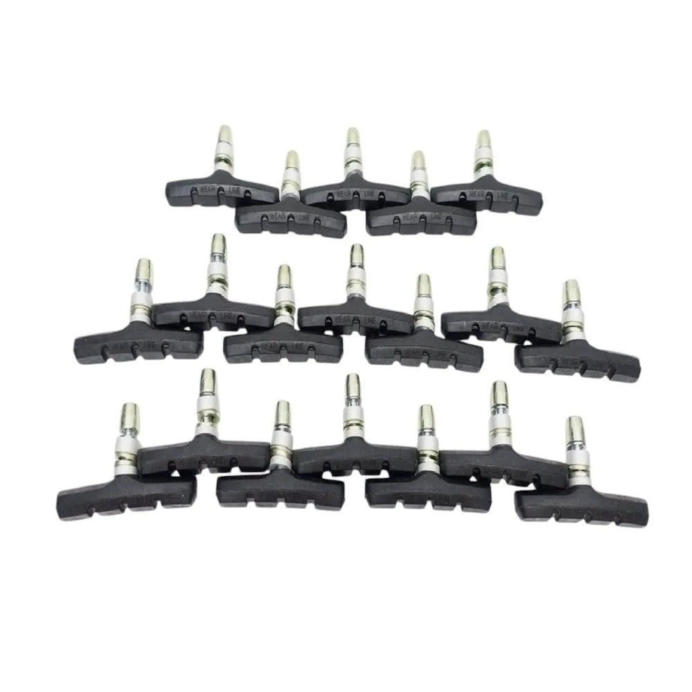 【X-FREE】DG 單顆售 台灣製造 V夾煞車皮 V煞皮 V型煞車皮 靜音耐磨無聲款 自行車V剎車皮 登山車煞皮 V夾剎車皮 V型夾剎