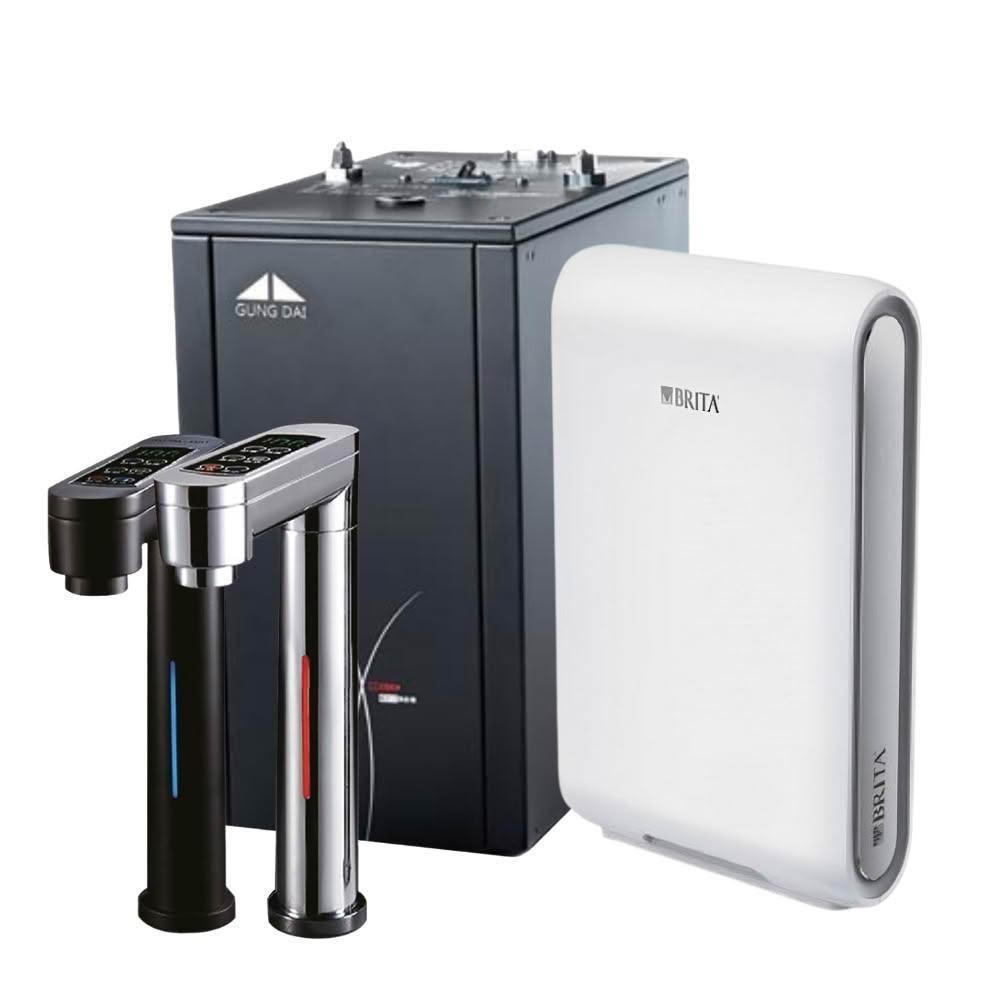 【GUNG DAI 宮黛】GD600 廚下型雙溫飲水機 (搭配 BRITA X6 超微濾濾水系統 ) 贈全台安裝服務