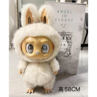 POPMART 泡泡瑪特】LABUBU Zimomo THE MONSTERS 白天使大天使大娃58cm