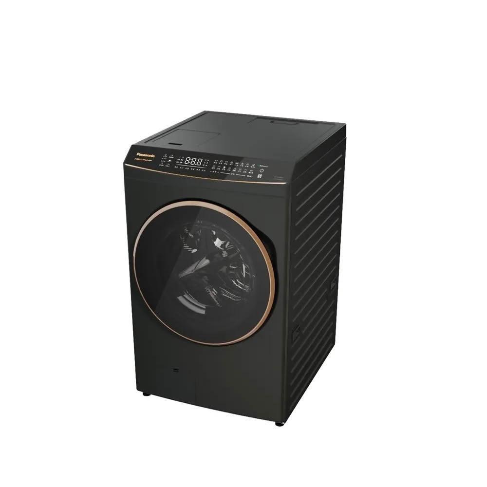 【Panasonic 國際牌】15公斤熱泵式滾筒洗脫烘夜幕黑洗衣機NA-V150RPH-K