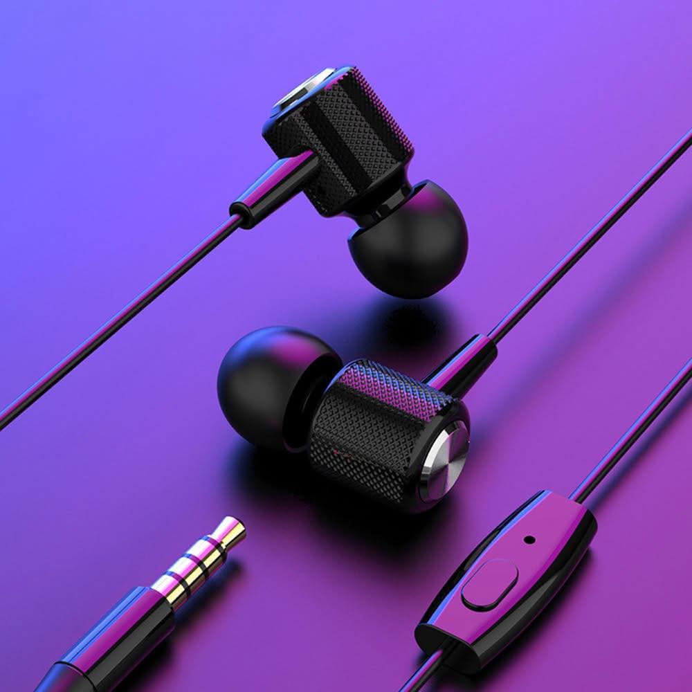 【Relight 睿亮】S-09菱紋線控耳機 3.5mm 帶麥克風 三星/HTC/小米/LG/SONY(入耳式耳機)