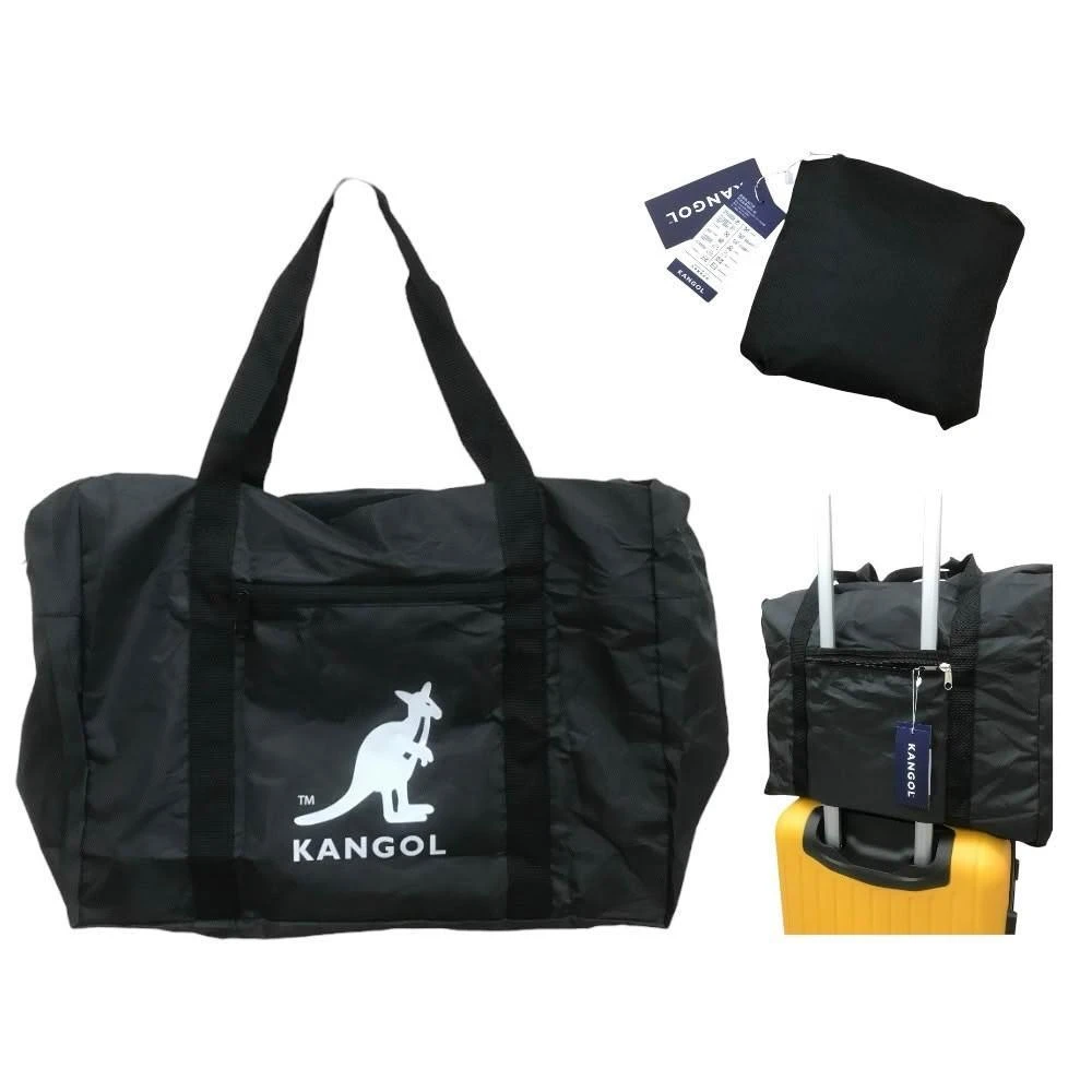 【KANGOL】KANGOL 袋鼠 超輕量 折疊收納旅行袋 大容量旅行袋 行李袋 購物包 大包包 旅行袋 收納旅行袋