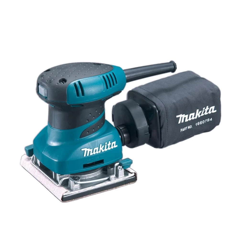 【MAKITA 牧田】BO4558 電動砂紙機/拋光機集塵功能+集塵袋+砂紙*6 中崙五金