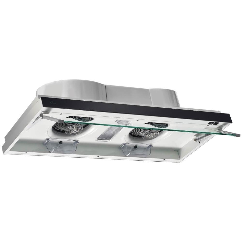 【喜特麗】JT-1681MW 隱藏式排油煙機 (含基本安裝)｜半隱藏｜全隱藏｜80公分｜黑玻前飾板｜雙渦輪雙馬達｜