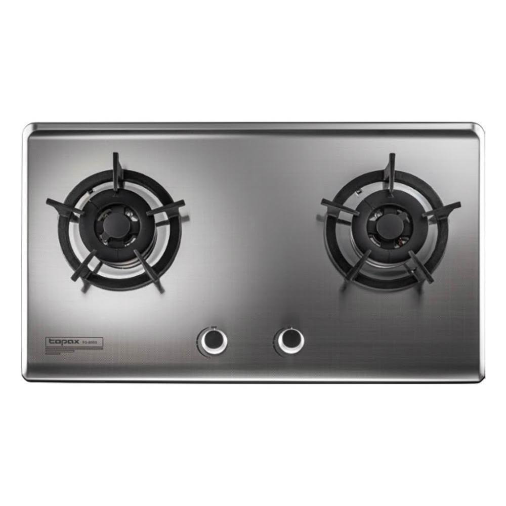 【莊頭北】TG-8503S 保潔二口不鏽鋼檯面爐 (含基本安裝)｜銅鋁合金爐頭｜雙環火焰｜保潔防湯｜瓦斯爐｜