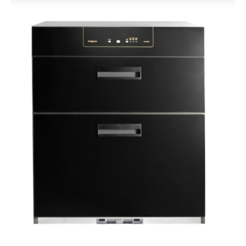 【莊頭北】TD-3667 加強殺菌落地式烘碗機 (含基本安裝)｜紫外線+臭氧殺菌｜直覺式選程｜緩衝滑軌｜不銹鋼內膽+筷架｜