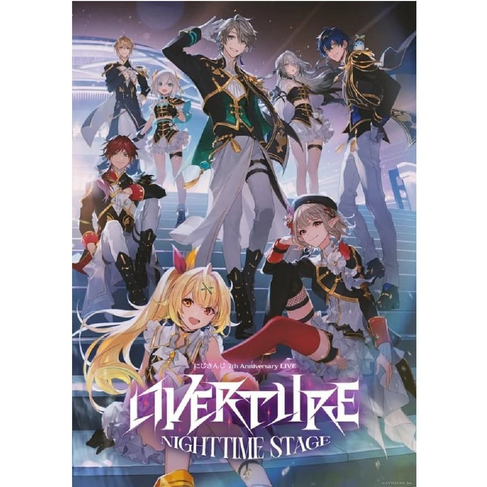 日版藍光BD 彩虹社にじさんじ7周年紀念演唱會OVERTURE Night 通常版