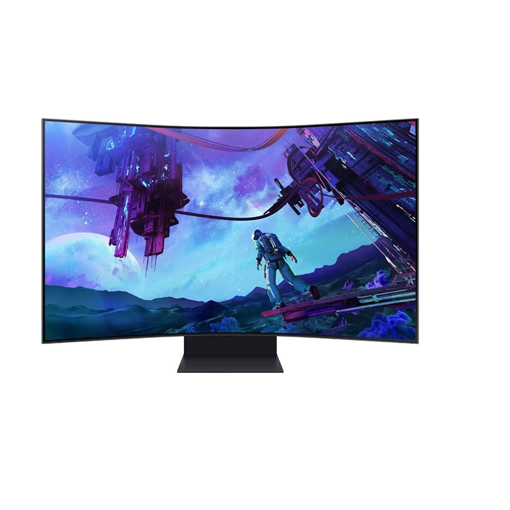 【Samsung 三星】SAMSUNG 三星 S55CG970NC 曲面電競螢幕 55吋 165Hz 4k 1ms 內建喇叭 可旋轉 電腦螢幕