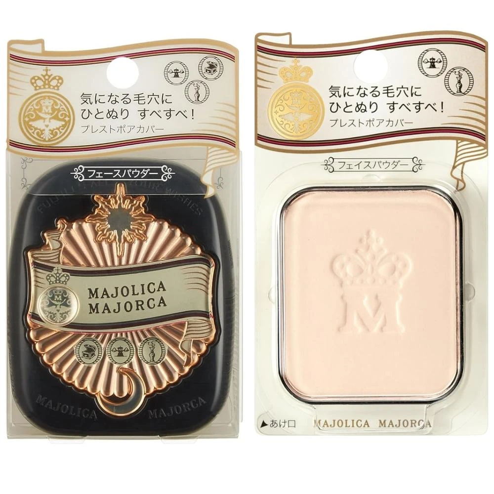【MAJOLICA MAJORCA 戀愛魔鏡】蜜粉餅 長效持妝 不暗沉 不卡粉 不黏膩 無死角