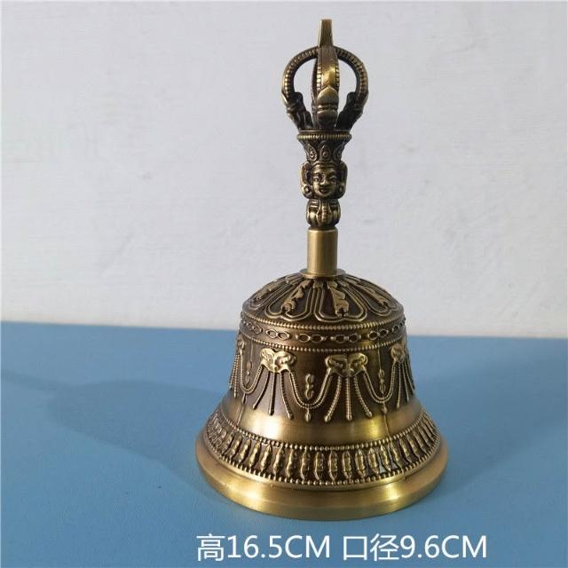 五股金剛鈴純銅法器藏式金剛鈴西藏傢用鈴鐺金剛法器一品五股鈴鐺