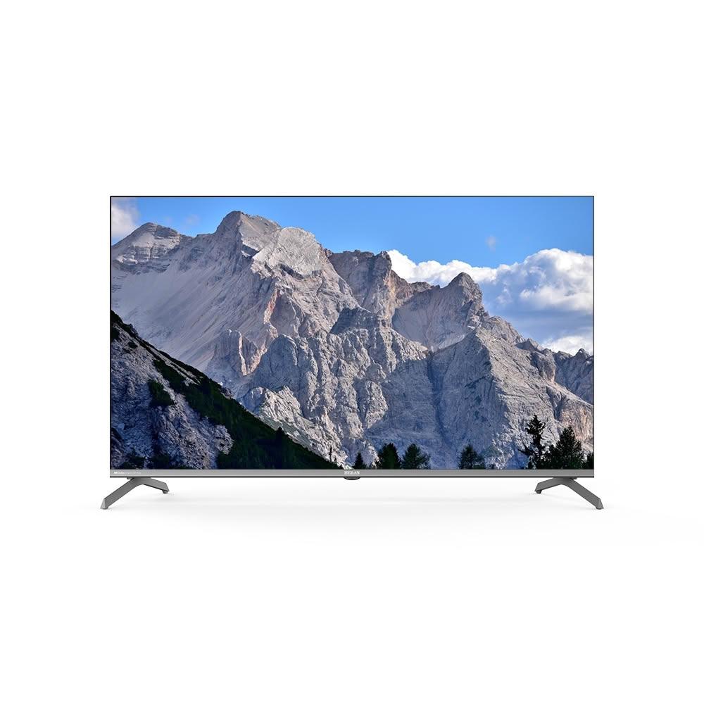 HERAN禾聯 UM-43H320 43吋 4K UHD 解析度電視,搭載 120Hz 倍頻技術,提供流暢畫質與杜比數位音效環繞體驗。配備 4 組 HDMI 端子、2 組 USB 插槽,支援中文英文選單,110V 電源需求,3 年保固。尺寸 957x605x226 mm,重量僅 6.1 kg,含桌上型基本安裝服務,適閤家庭娛樂首選。 HERAN禾聯 UM-43H320
