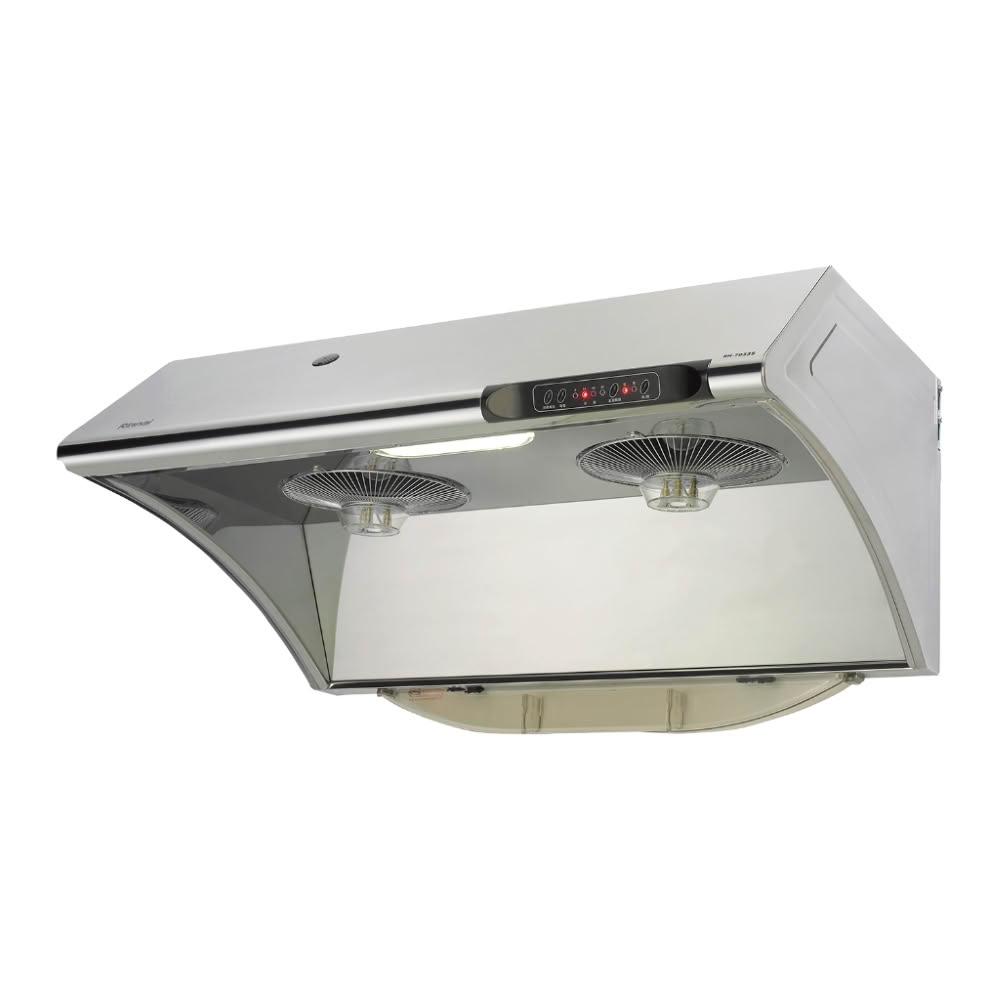 【林內】RH-9033S 深罩式水洗電熱除油排油煙機 (含基本安裝)｜斜背式｜90公分｜深罩攏煙｜自動清洗｜四段速｜延遲開關｜