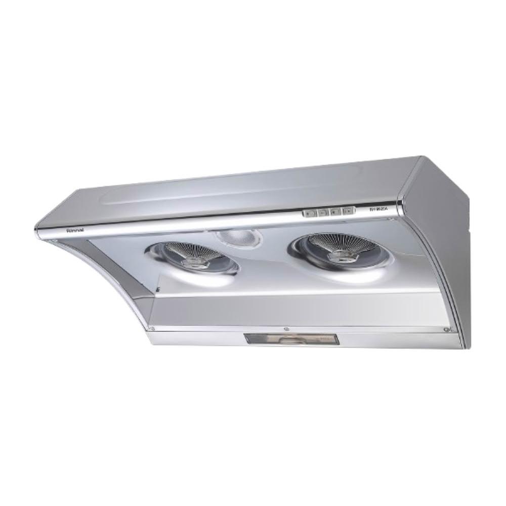 【林內】RH-9025A 深罩式電熱除油排油煙機 (含基本安裝)｜斜背式｜90公分｜深罩攏煙｜雙渦輪｜節能LED｜