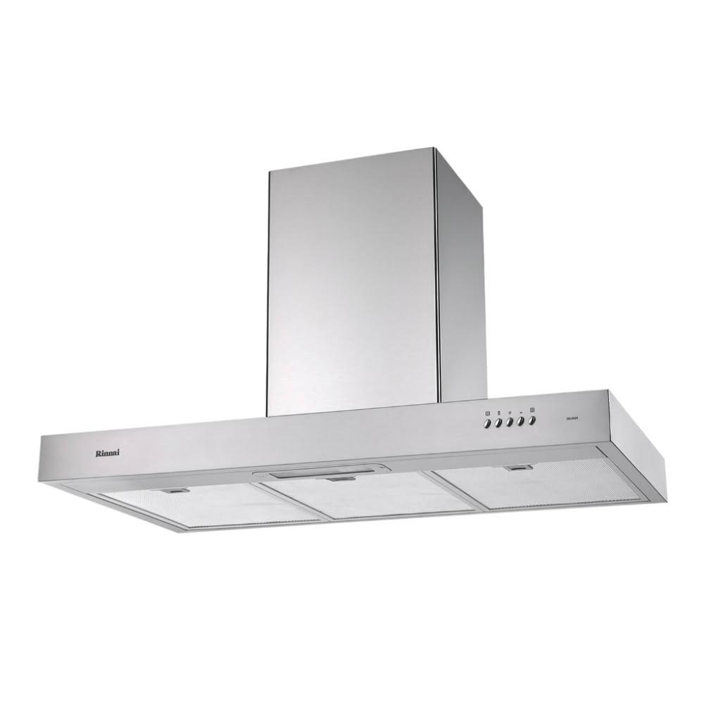 【林內】RH-9029H 倒T式高速馬達排油煙機 (含基本安裝)｜倒T式｜90公分｜3段風速｜TURBO大吸力｜低速靜音｜