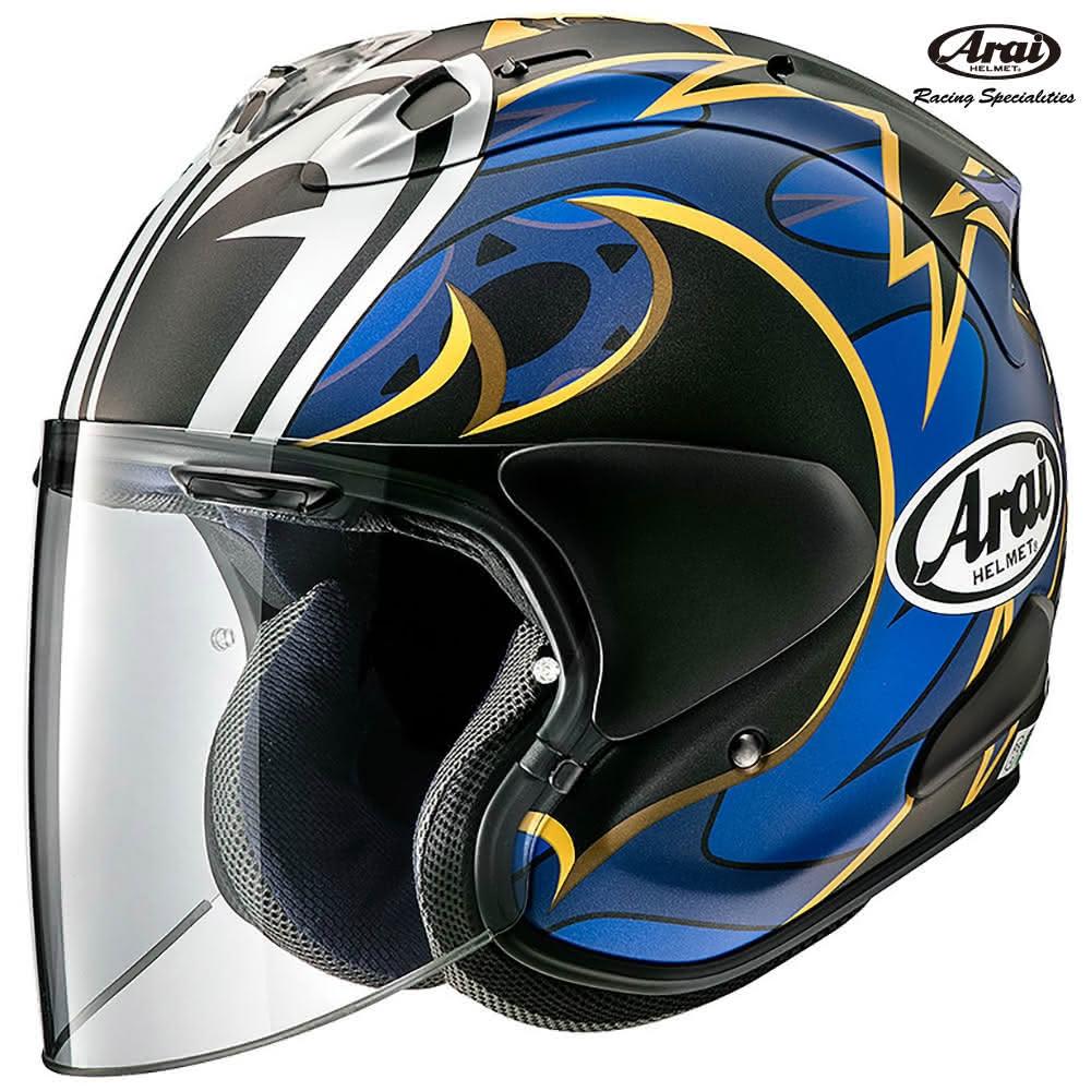 Arai】VZ-RAM NAKAGAMI GP2 中上貴晶3/4罩安全帽公司貨選手彩繪帽