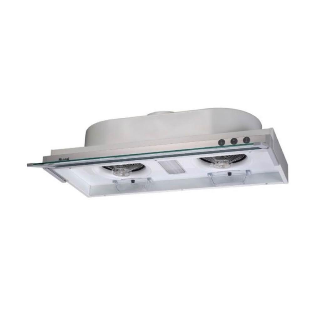 【林內】RH-8079E 隱藏式強化玻璃導煙設計排油煙機 (含基本安裝)|全隱藏式|80公分|雙渦輪|大吸力|LED照明|