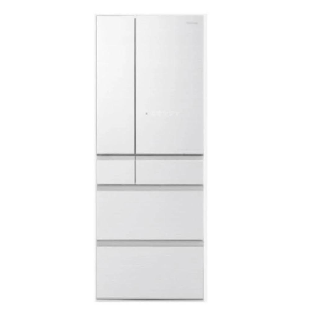 【Panasonic 國際牌】550L 六門無邊框鏡面玻璃冰箱 NR-F551WX-W1 翡翠白 日本製 台灣公司貨