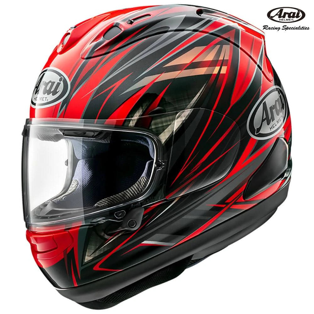 Arai】RX-7X HAGA WSBK 藍火焰紅藍火芳賀紀行全罩安全帽公司貨