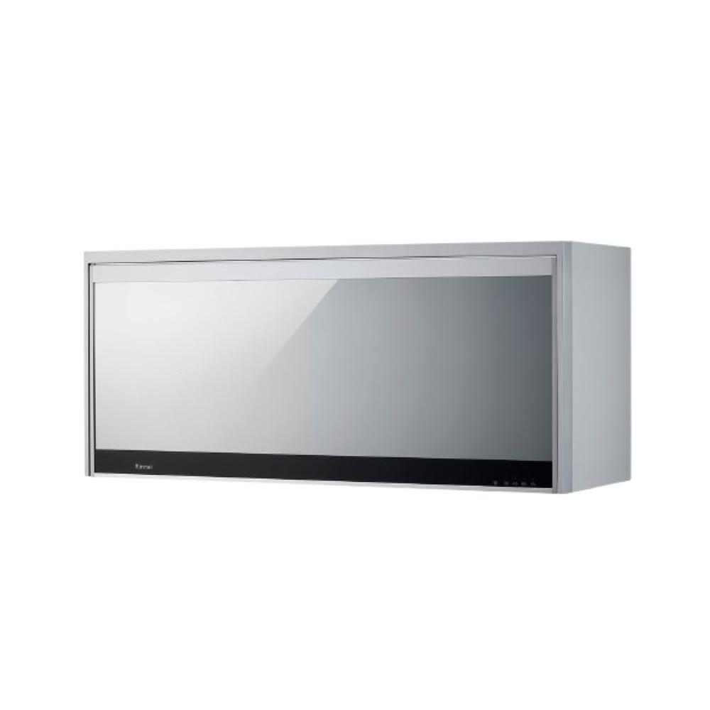 【林內】RKD-196S(Y) 懸掛式臭氧殺菌烘碗機 (含基本安裝)｜懸掛式｜90公分｜銀色｜隱藏按鍵｜臭氧殺菌｜鏡面玻璃｜