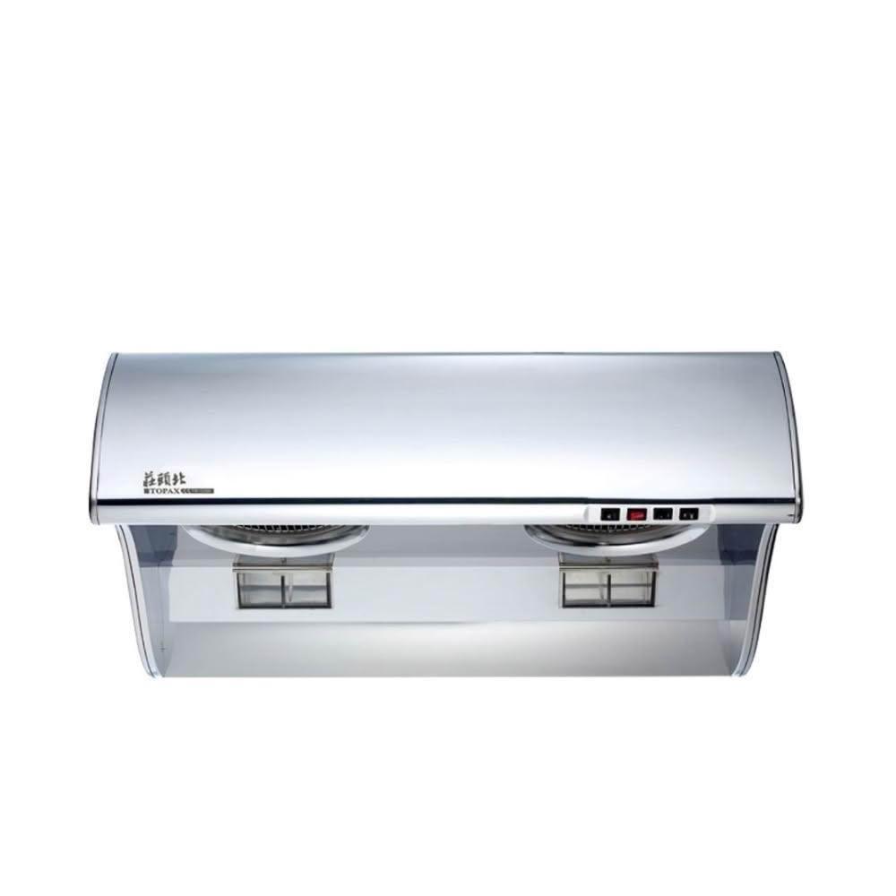 【莊頭北】TR-5396C 斜背式排油煙機 吸力哥 (含基本安裝)｜流線型｜90公分｜大風力｜吸力強｜