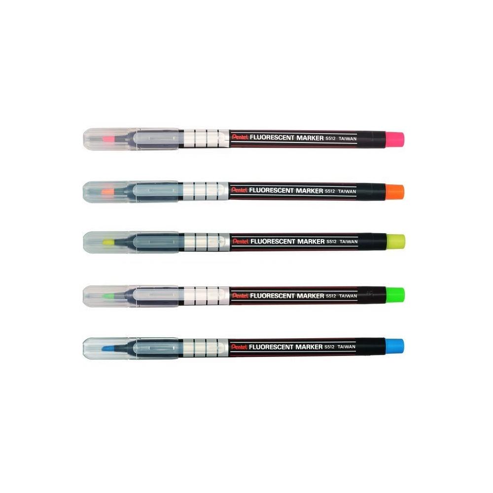 【Pentel 飛龍】S512 螢光筆
