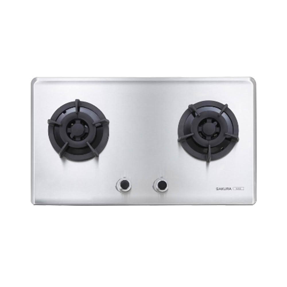 【SAKURA 櫻花】櫻花 SAKURA 雙口爐 檯面爐 瓦斯爐 G2522 S 不鏽鋼 熄火安全裝置 (限中彰投 含基本安裝)