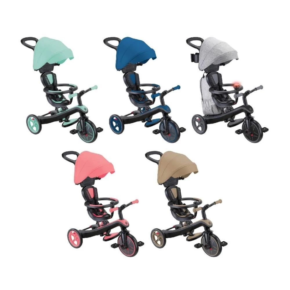 【GLOBBER 哥輪步】4合1 Trike多功能3輪推車經典升級版/尊爵特仕版(多款選擇)