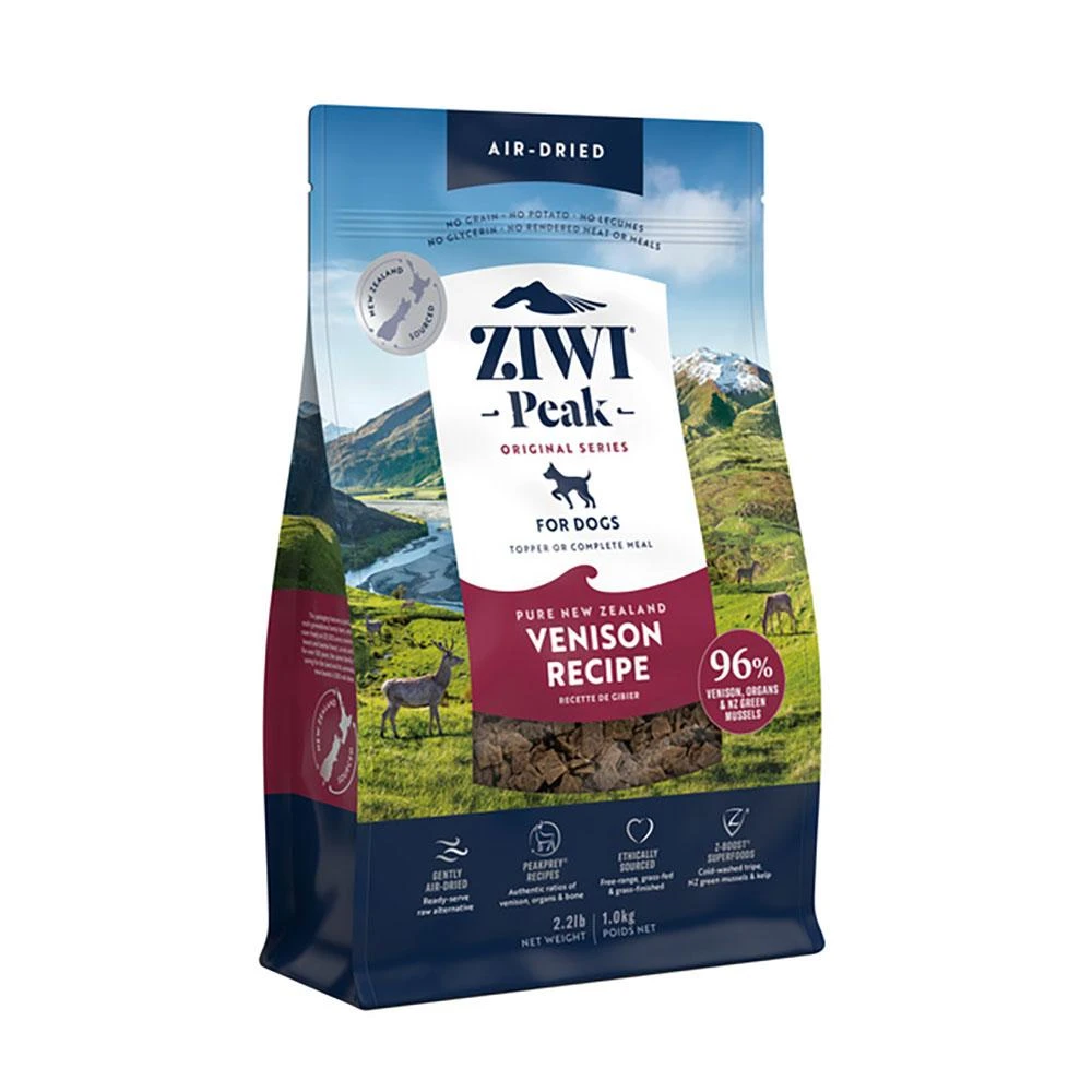 【ZIWI 巔峰】經典系列狗糧 鹿肉1kg/2.5kg(狗飼料/全犬/成犬/生食肉片)