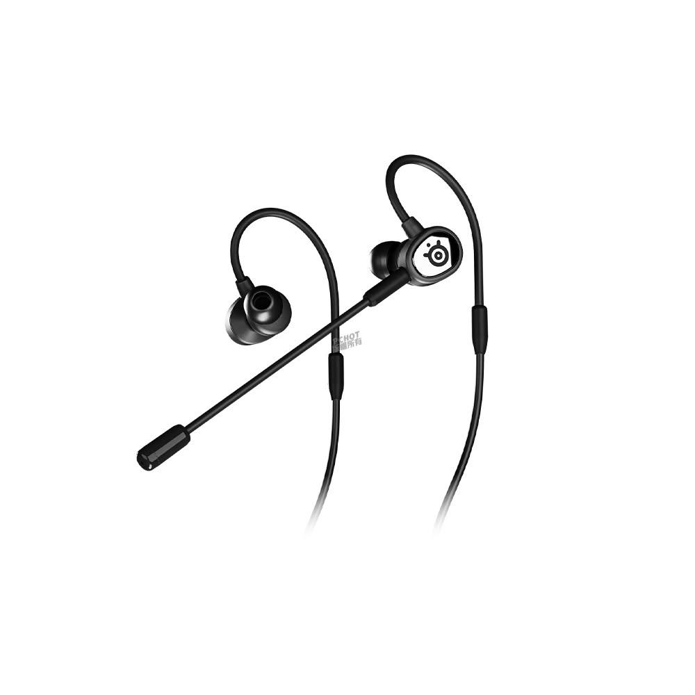 【Steelseries 賽睿】SteelSeries 賽睿 Tusq 入耳式耳機  耳機麥克風/輕量人體工學/3.5mm/2年保/人體工學/耳掛避震