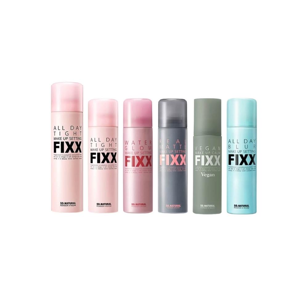 【SO NATURAL】FIXX 全天候超完美定妝噴霧 經典款/光澤款/霧面款/夏日款