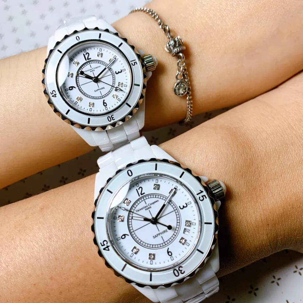 【Valentino Coupeau】C&F 【范倫鐵諾古柏Valentino coupeau】單顆售價 經典傳說J12全陶瓷男女對錶