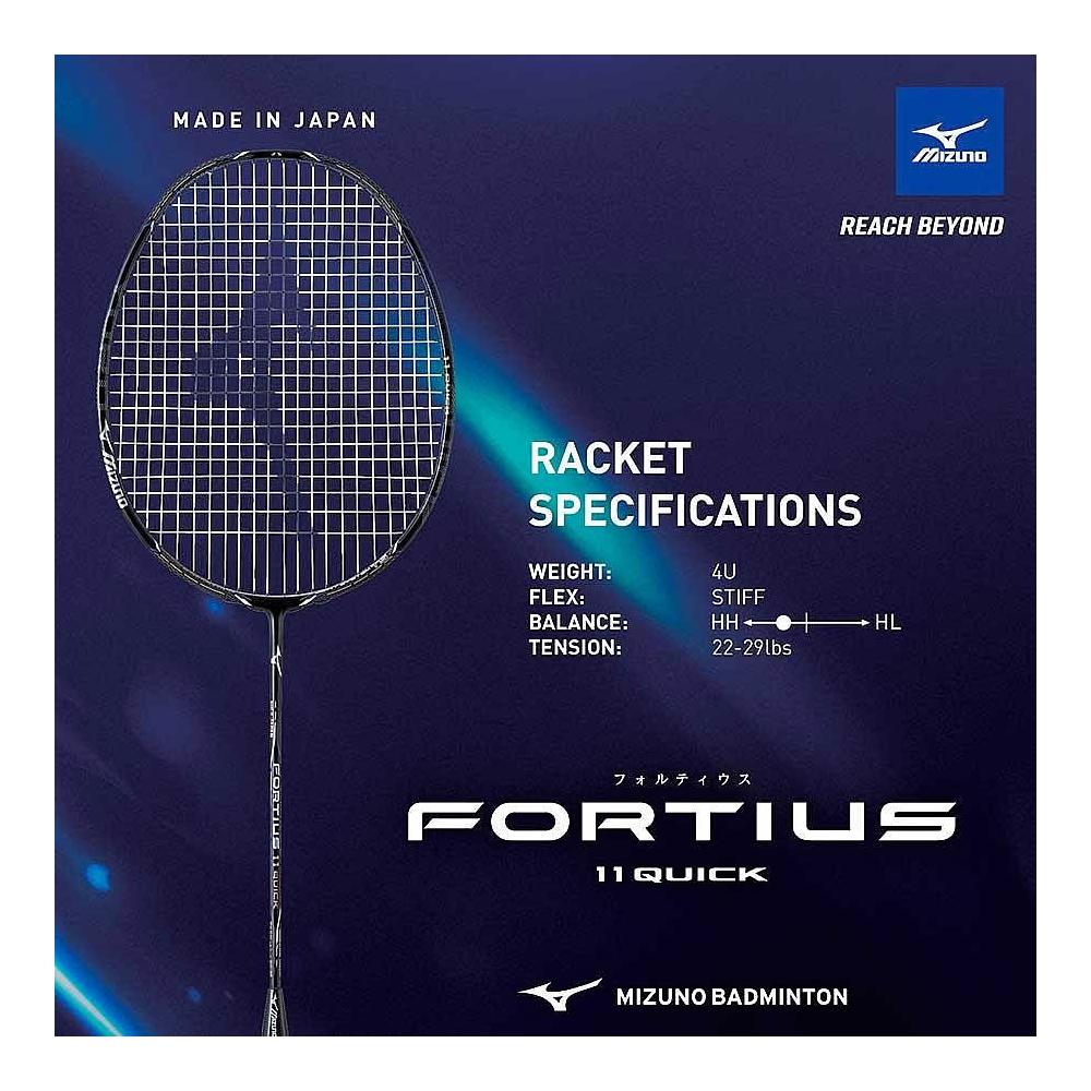 MIZUNO 美津濃】羽球拍FORTIUS 11 QUICK 日製羽球拍奧原希望空拍附原廠