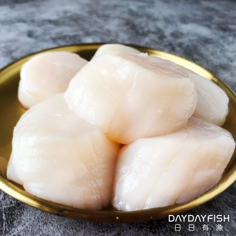 【日日有漁】L尺寸-日本北海道生食級干貝(21~25顆/1kg原裝盒)
