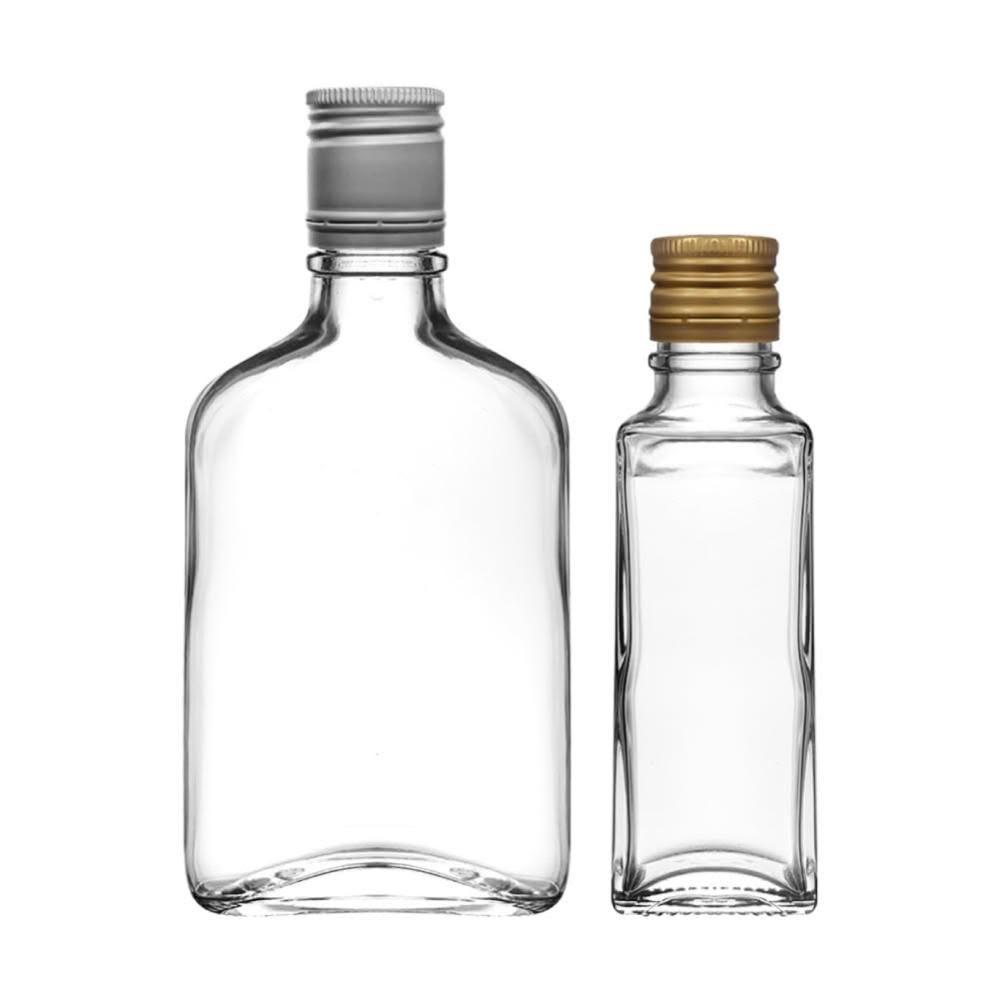 烈酒分裝瓶100ml/200ml隨身酒壺 水壺 酒瓶 烈酒壺 迷你洋酒瓶 白酒瓶 果汁瓶 玻璃瓶 小方瓶 藥酒瓶 扁酒瓶