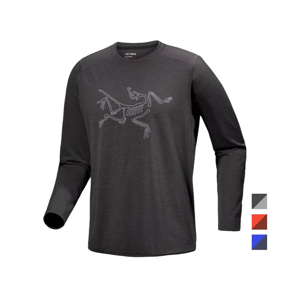 Arcteryx 始祖鳥】男長袖Cormac Logo 圓領長袖快乾吸濕排汗防曬8452