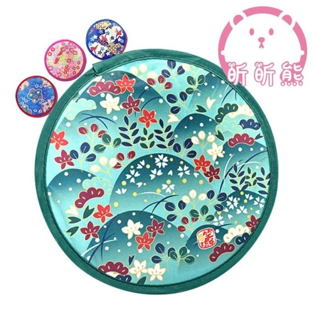 折疊圓扇 日本折疊扇子 慢回彈記憶鋼絲 折疊圓扇 和風折扇 便攜手持扇 沙灘飛盤扇 SG274 折疊扇 夏天扇子K