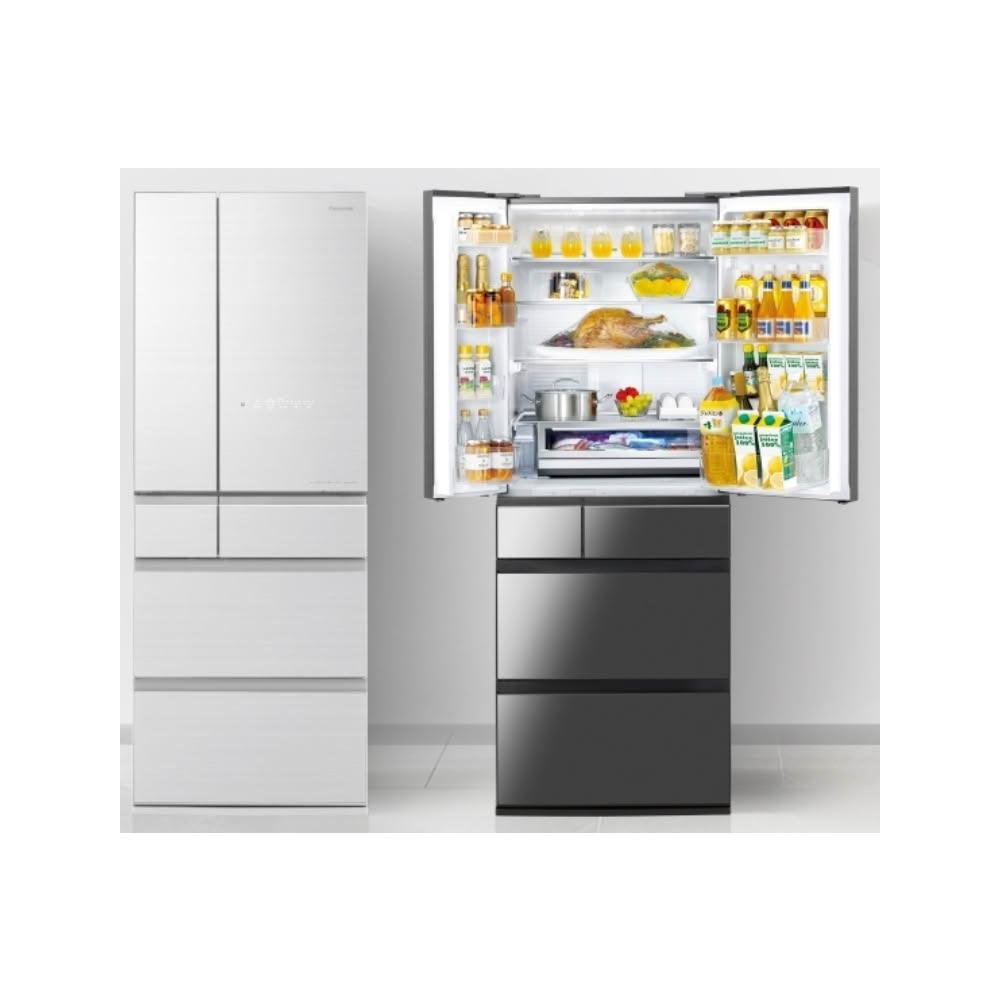 【Panasonic 國際牌】日系上質系列 無邊框鏡面玻璃 NR-F601WX 智慧聲控 600L 六門 電冰箱