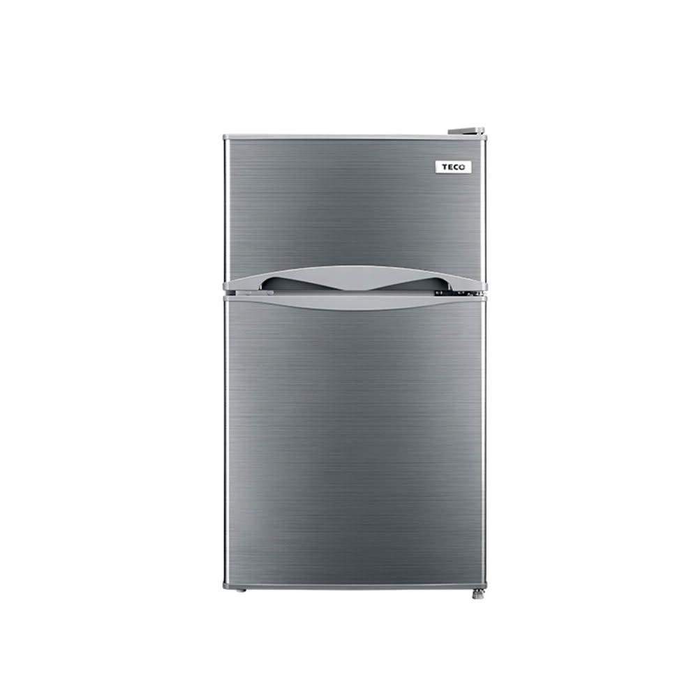 【TECO 東元】101公升雙門銀色冰箱R1011S