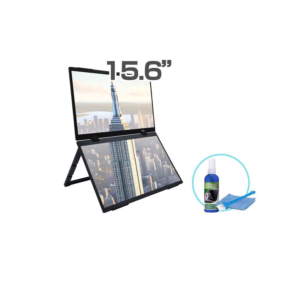 【REAICE】【贈螢幕清潔三件組】日本Winten 15.6型IPS超薄廣視角可攜式雙屏螢幕(Switch/HDMI/Type-C)