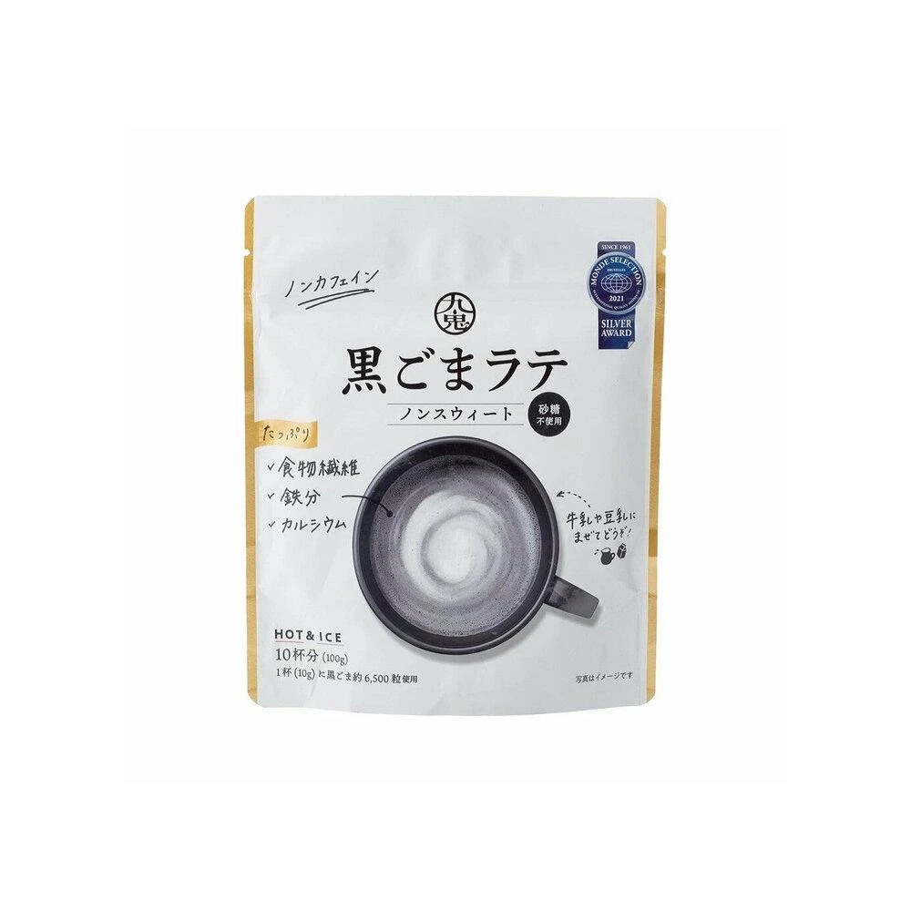 【日本九鬼】無加糖黑芝麻粉(100g/包) 黑芝麻 芝麻粉 沖泡 無糖 無加糖 無加糖黑芝麻