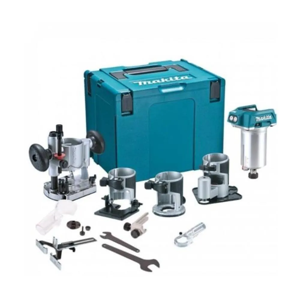 【MAKITA 牧田】18V充電式無刷木工雕刻修邊機 DRT50ZJX3 非DRT50Z DRT50 中崙五金