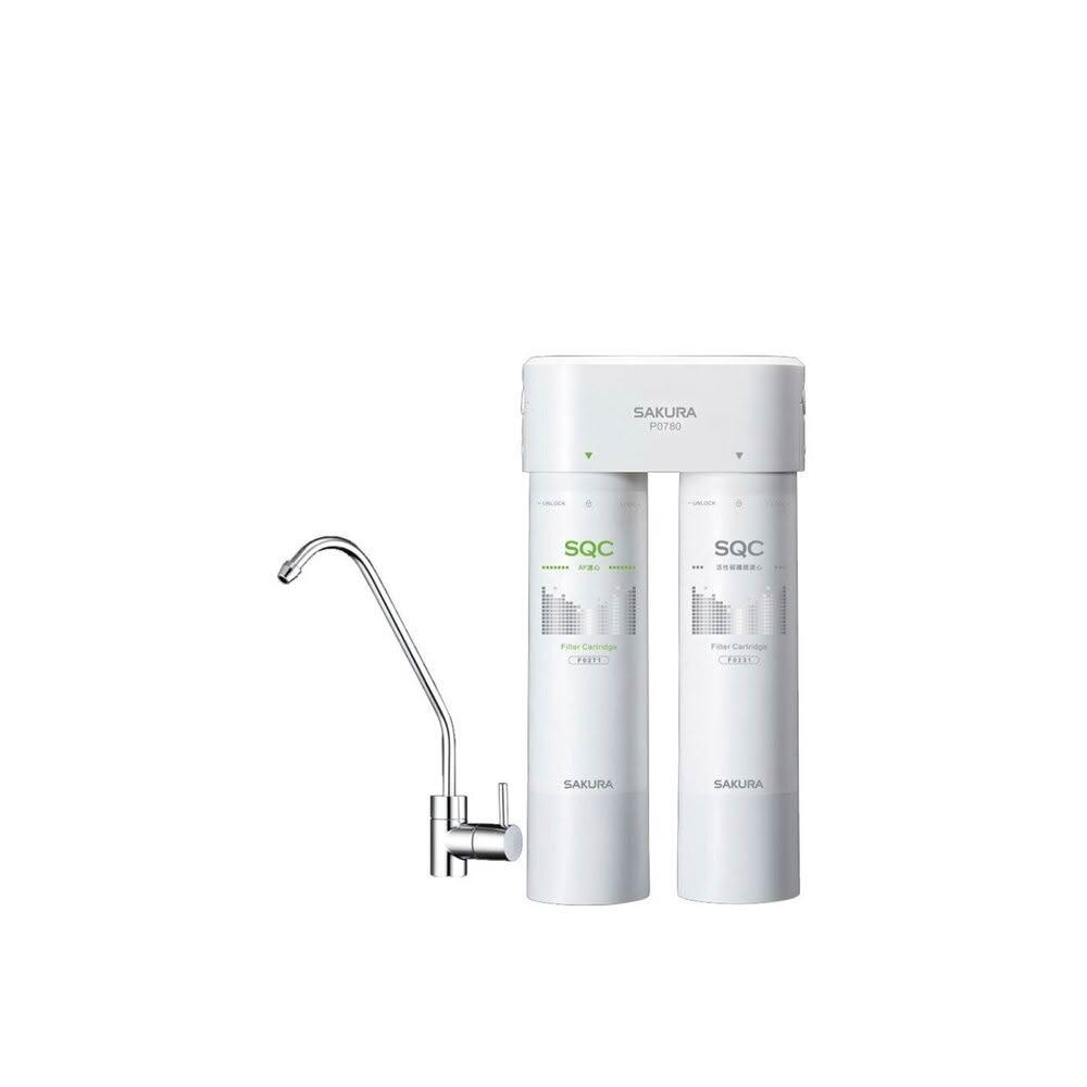 【SAKURA 櫻花】P0780 快捷高效 淨水器 雙管除菌型 限定區域送基本安裝