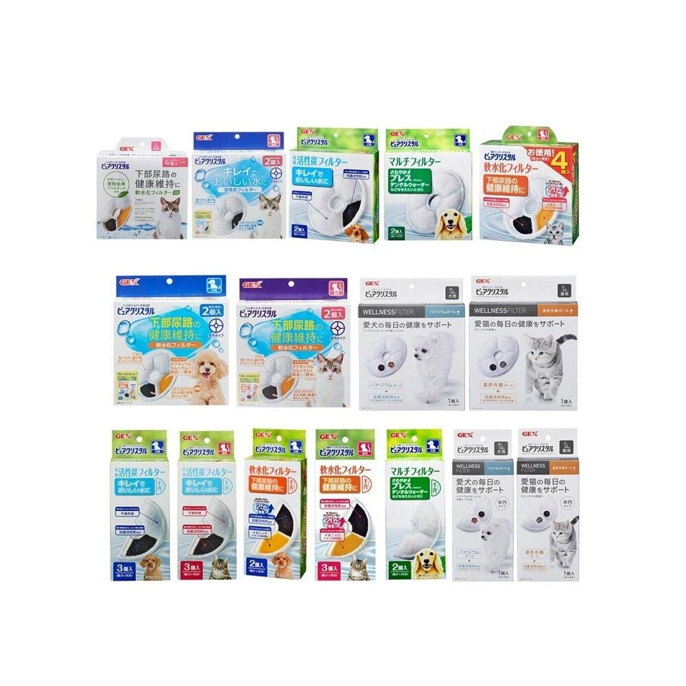 【GEX】犬貓用水質濾棉 ECO 軟化濾棉 遠紅外線濾棉 釩離子濾棉 活性碳 濾心/濾棉/濾芯