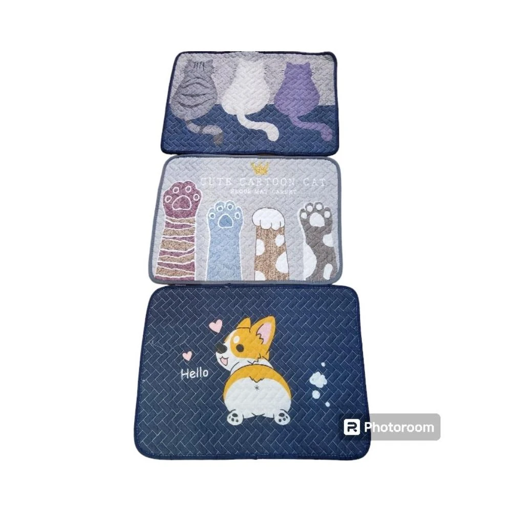 唯一正版2025新款吸水地墊加厚型  鄉村風拼布地墊拼布止滑地墊萬用墊寵物墊露營墊沙發墊角落生物