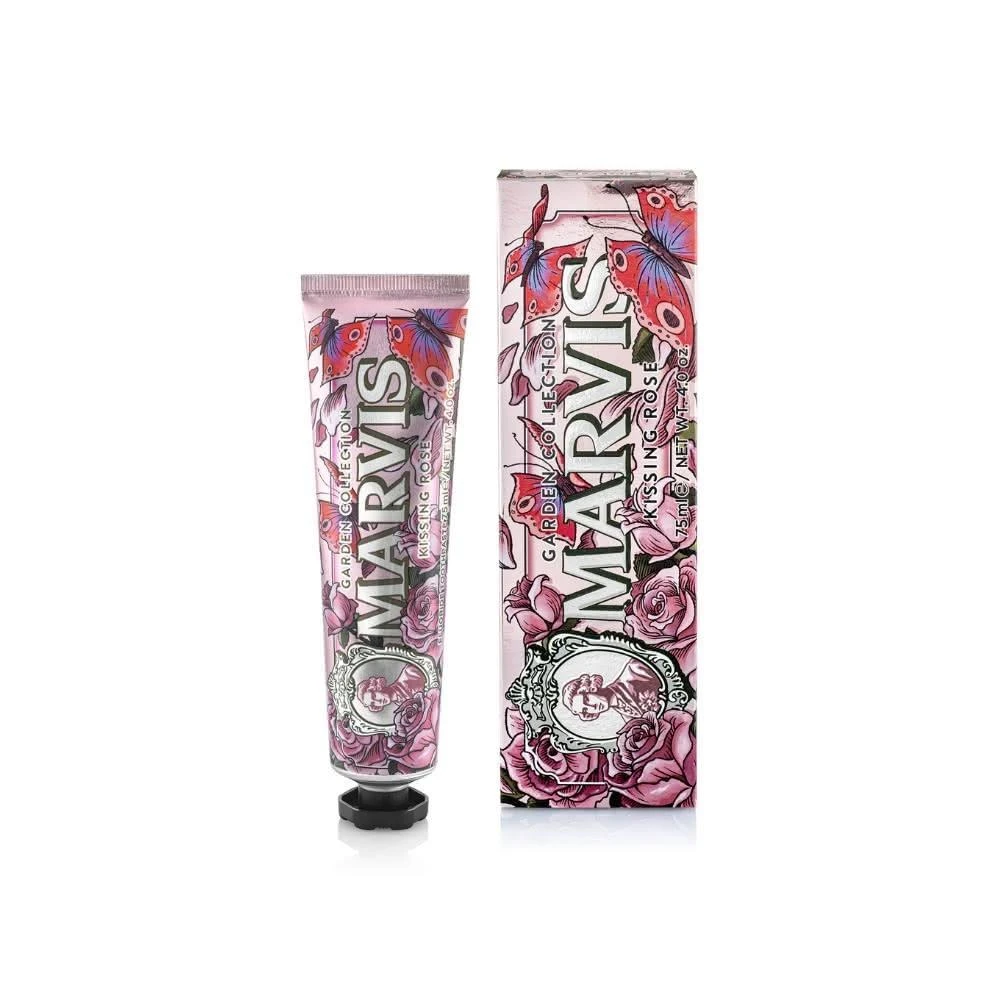 【MARVIS】義大利精品牙膏-秘境玫瑰 85ml(Toothpaste Kissing Rose)